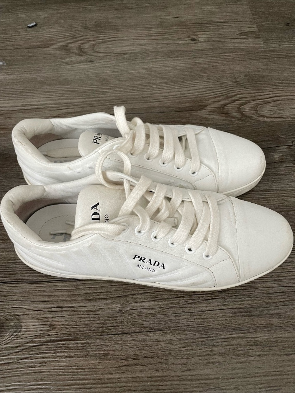 White Prada Sneakers size 38